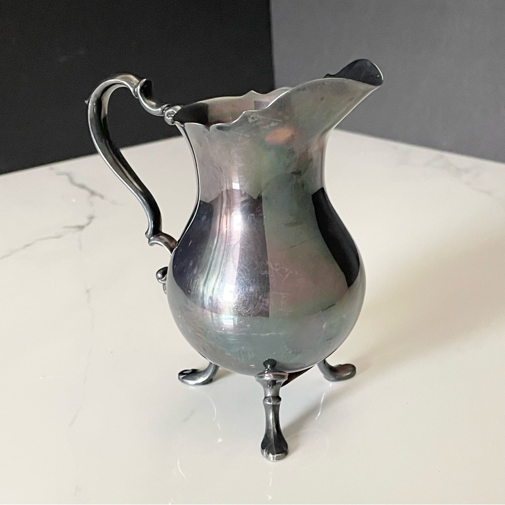 Vintage Silver Plated Creamer Pitcher by Reed & Barton